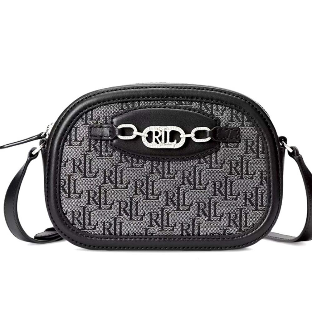 NWT Ralph Lauren Monogram Mini Crossbody Bag